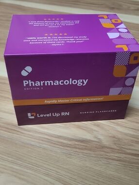 Level Up Pharmacology Flash Cards